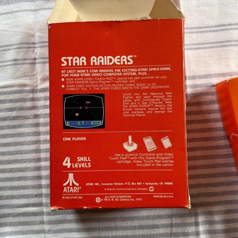 Star Raiders Complete CIB W/ Video Touch Pad & Manuals - Atari 2600